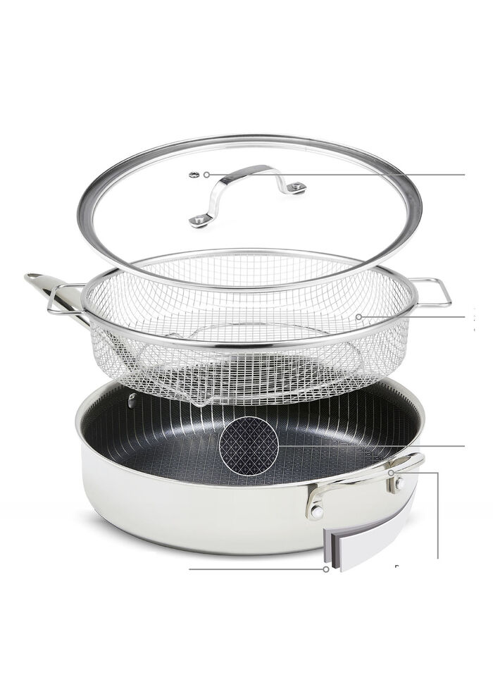 Livington Titan Pannen en kookpotten ROESTVRIJ STAAL