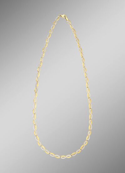 Prachtige ketting met synthetische zirkonia 
