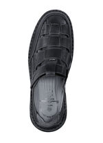 Slippers met luchtige openingen ZWART-GRIJS