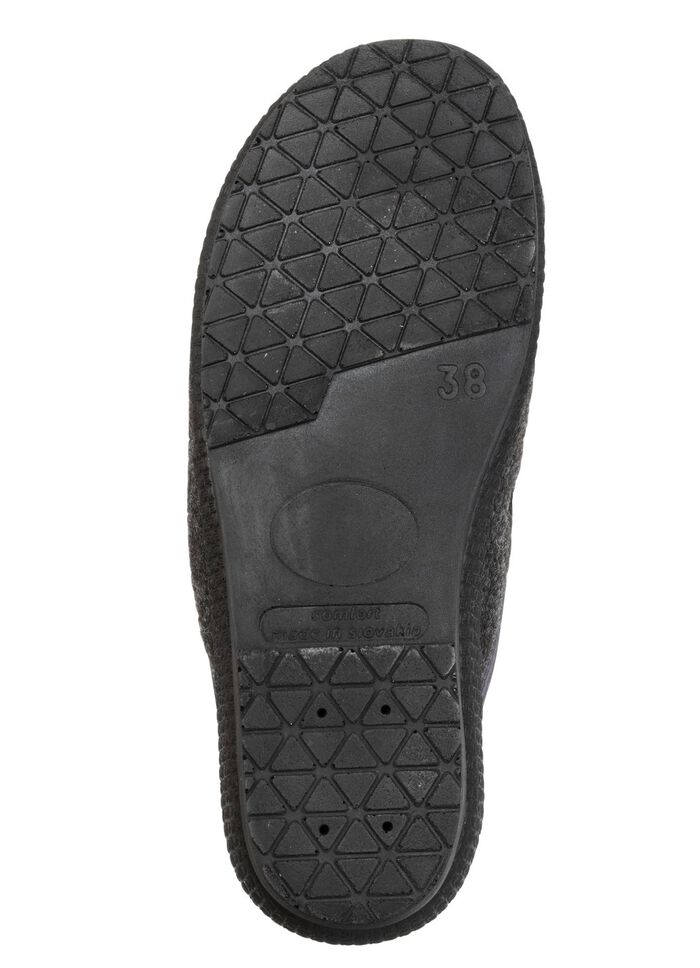 Gevoerde damesslippers, met scheerwol 