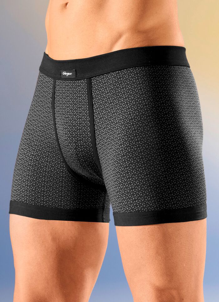 Set van vier onderbroeken met zachte tailleband 