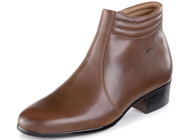 GINO GALANTE, elegante heren enkellaarsjes, met rits 