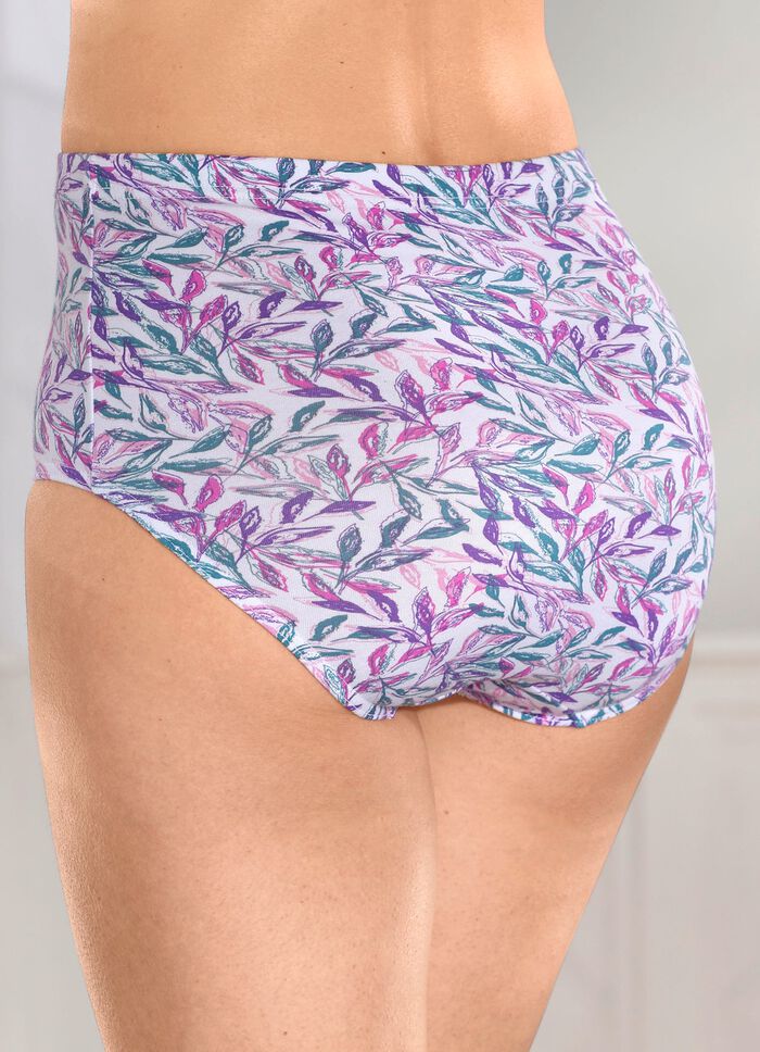 Set van vier slips met elastische band 