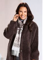 Sjaal met sneeuwvlokmotief 