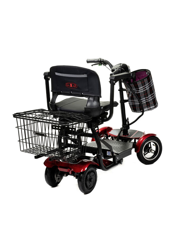 4-wiel scooter van Antar ROOD