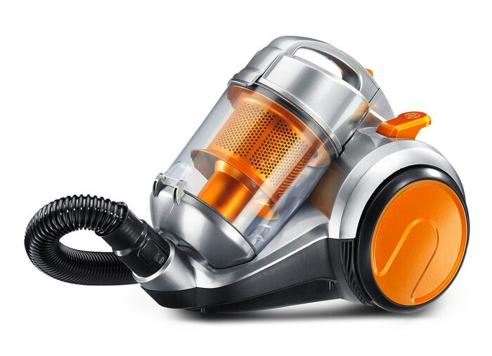 Busstofzuiger met cycloontechnologie 