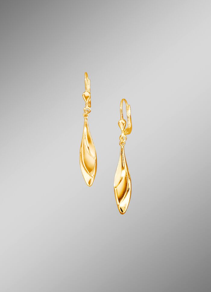 Hoogglanzende oorbellen 