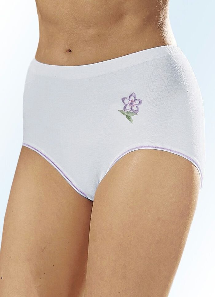 Speidel vijf-pack slip met borduurmotief 