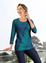 Shirt met 3/4-mouwen 