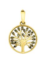 Levensboom hanger met diamanten 