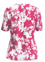 Shirt met bloemenmotief PINK-WEISS
