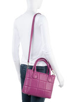 Laurina tas met quilting FUCHSIA