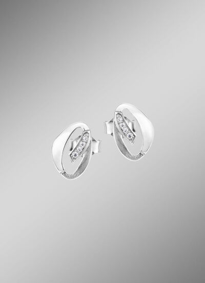 Moderne oorstekers met zirkonia 