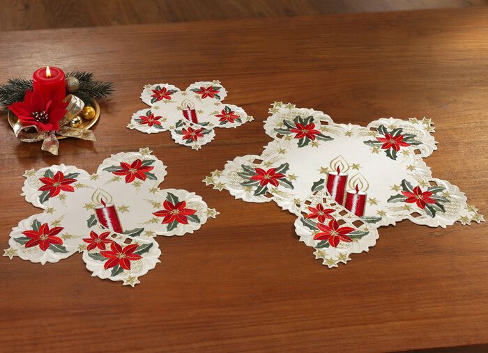 Kerstachtige tafel- en kamerdecoratie CHAMPAGNE