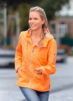 Jas met verborgen zakken met ritssluiting 