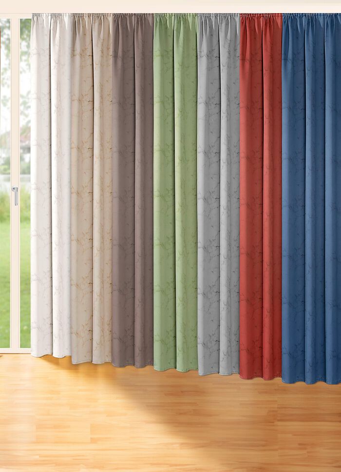 Ondoorzichtige verduisterende sjaal met ruchesband 