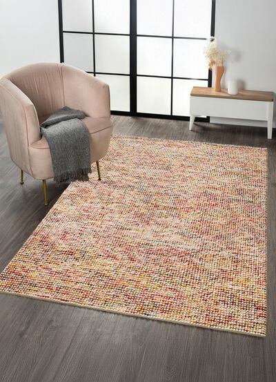 Bruggen en tapijt gemaakt van jute en wol 