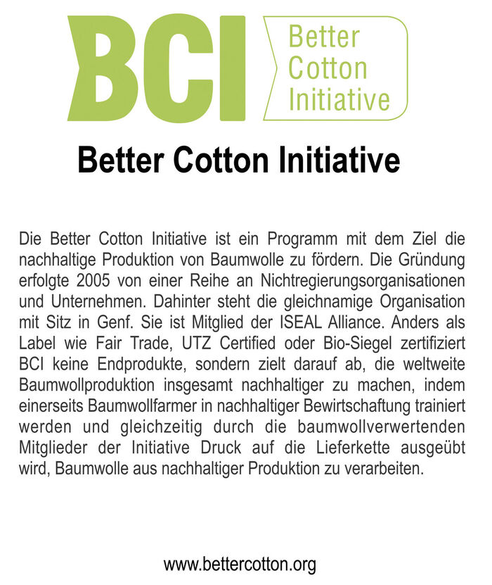 Shorty met V-hals en borstzak / duurzame katoenteelt 