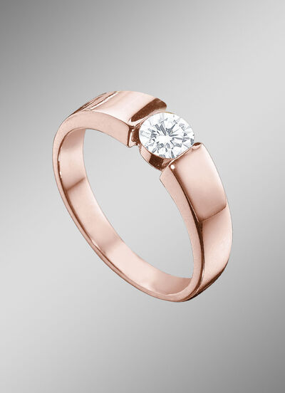 DAMESRING GOUD 585/- 