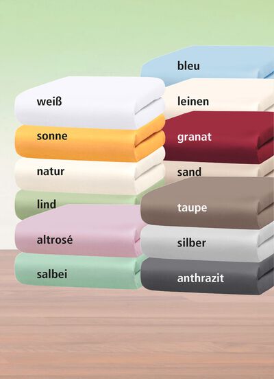 Mako fijne jersey hoeslakens en slopen van 100% katoen 