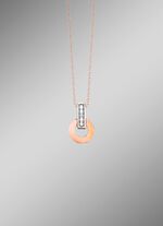 Moderne hanger met 5 diamanten 