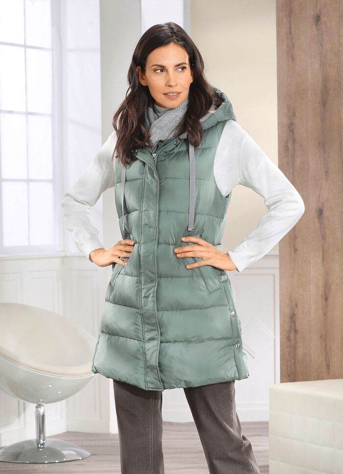 Vest met vaste capuchon 