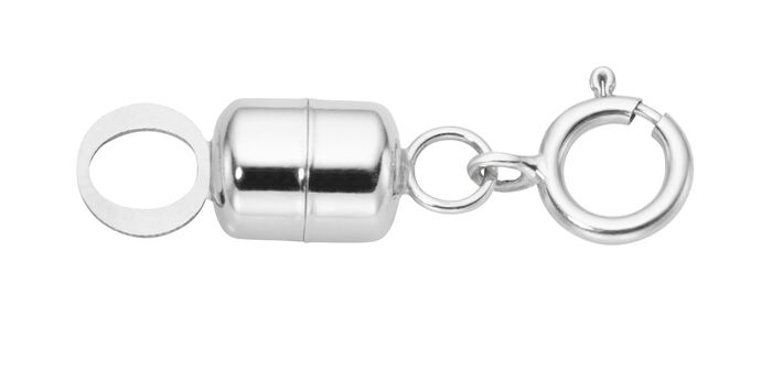 Witgouden magnetische sluiting 