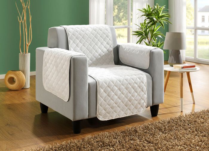 Bank- en fauteuilbeschermers met antisliplaag 