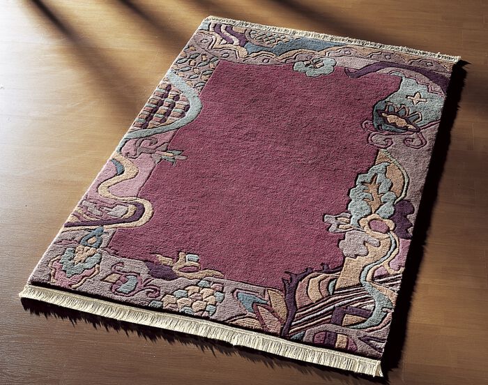 Bruggen en tapijten in Nepal-stijl AUBERGINE
