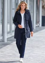 Functionele trenchcoat met riem 