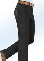 Thermische jeans met zijzakken in 2 kleuren ZWART