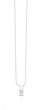 Elegante hanger in witgoud met diamant 