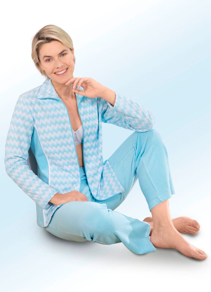 Vrijetijdspak met zigzagmotief 