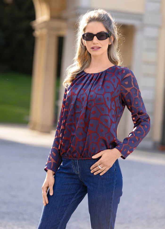 Tuniek met charmante plooien 