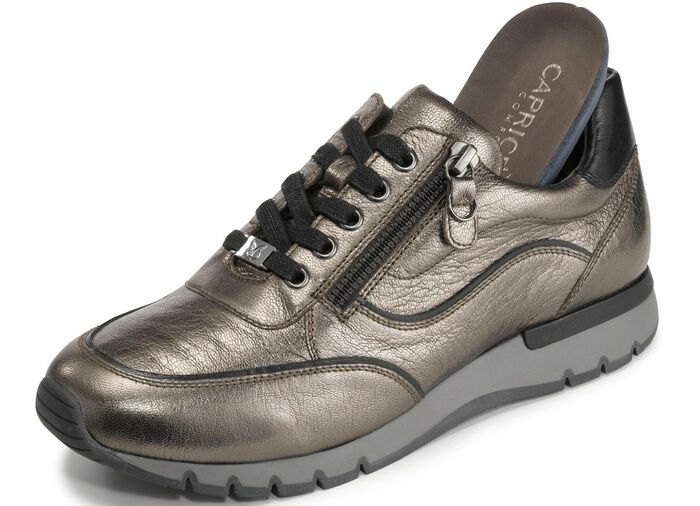 Caprice veterschoen met praktische ritssluiting aan de zijkant 