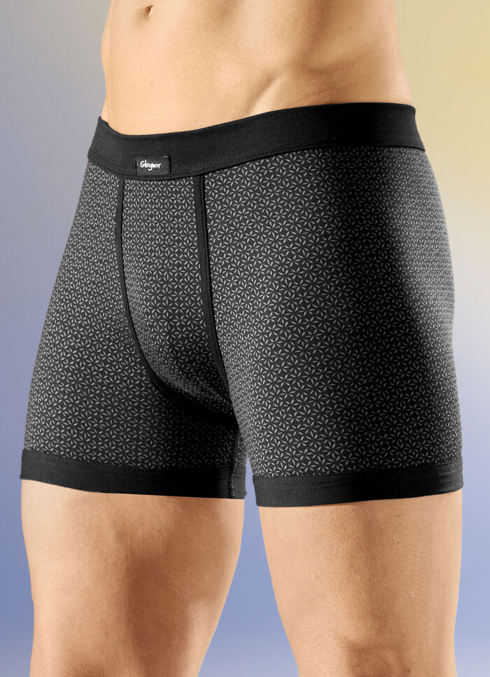 Set van vier onderbroeken met zachte tailleband 