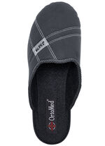 Set van twee pantoffels met comfortabele vulling BLAUW-ZWART