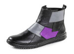 Tweelingen Patchwork Bootie ZWART-KLEURIG