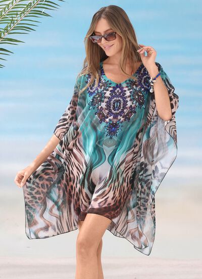 Laurina tuniek met strass steentjes 