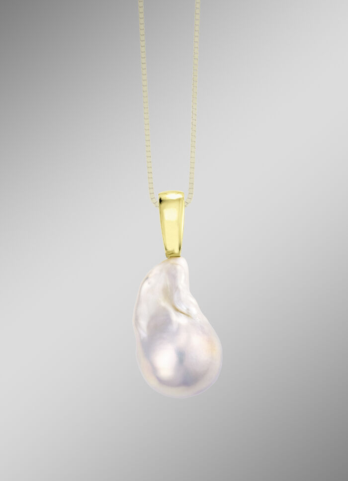 Unieke hanger met zoetwaterkweekparel