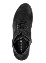 Waldl&auml;ufer, comfortabele dames enkellaarsjes, winterschoenen, breedte H, met uitneembaar voetbed ZWART