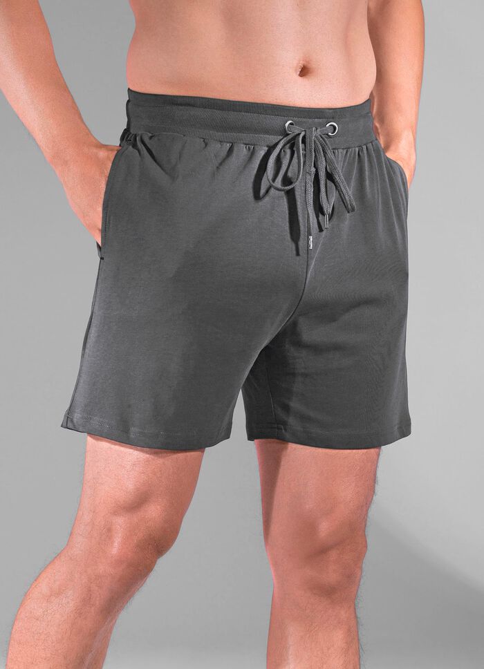 Set van twee korte slaap- en vrijetijdsbroeken met trekkoord 