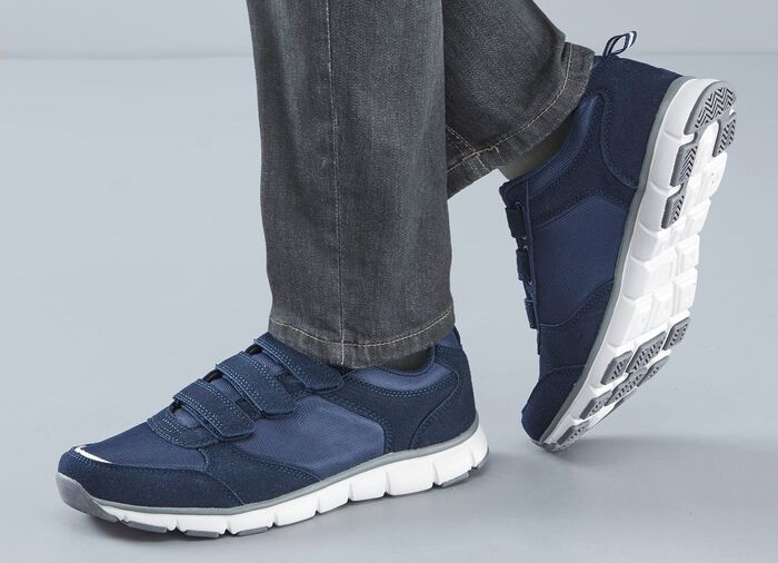 Sportieve herenpantoffels met uitneembaar voetbed 