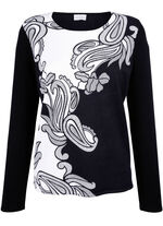 Trui met paisley-motief 