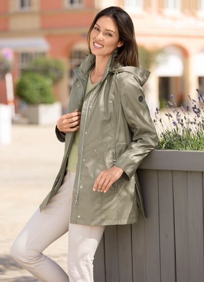 Jas met afneembare capuchon 