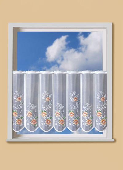 Handgekleurde korte blind met roedezak 