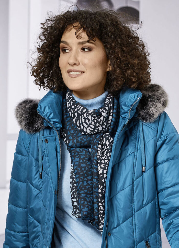 Sjaal met fantasiedessin 