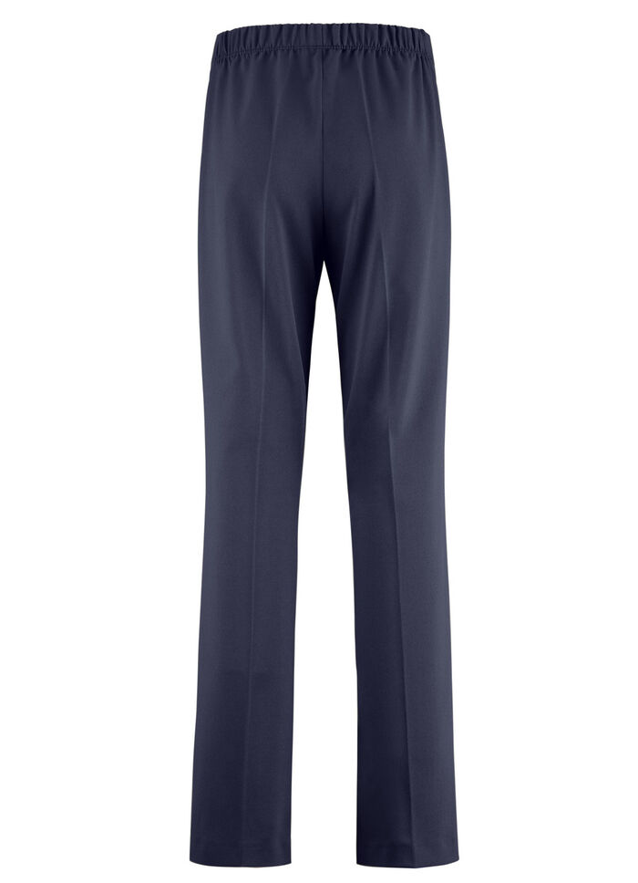 Chique broek met uitlopende enkels MARINE