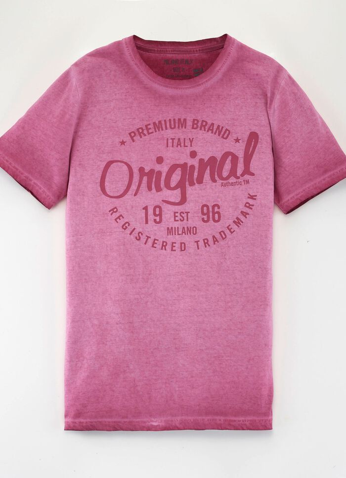 T-shirt van &ldquo;Milano Italy&rdquo; in 3 kleuren 