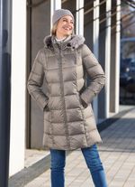 Korte donsjas in 2 kleuren KIEZEL